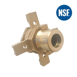 NSF-zugelassener Erweiterungsanschluss aus bleifreier Bronze für 3/4-Zoll-Wasserzähler