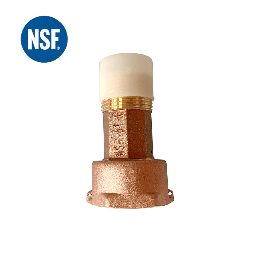 NSF-zugelassene 1/2''-2''-Wasserzählerkupplung aus Messing oder Bronze mit niedrigem Bleigehalt