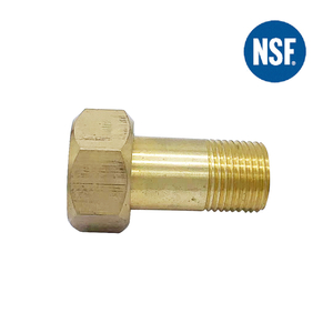 NSF-Zähleranschlussstück aus bleifreiem Messing mit BSP-Gewinde für volumetrischen Wasserzähler