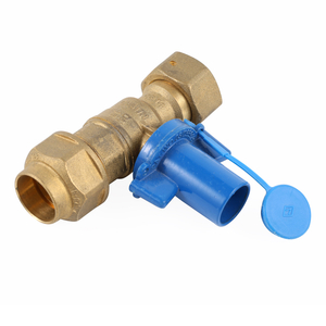 CW617N Abschließbarer Wasserzähler-Kugelhahn aus Messing mit Schlüssel
